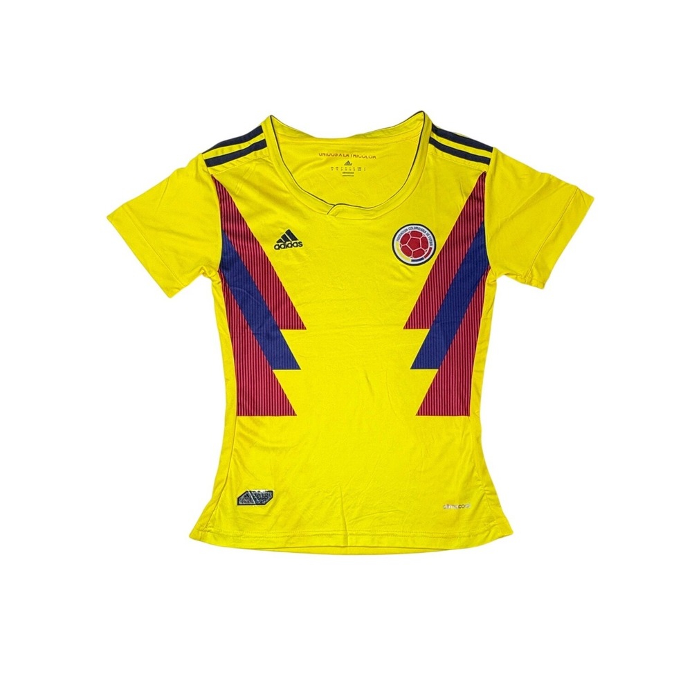 Adidas 2018 Colombia Women's World Cup Home Jersey MEDIUM Soccer Fan Memorabilia